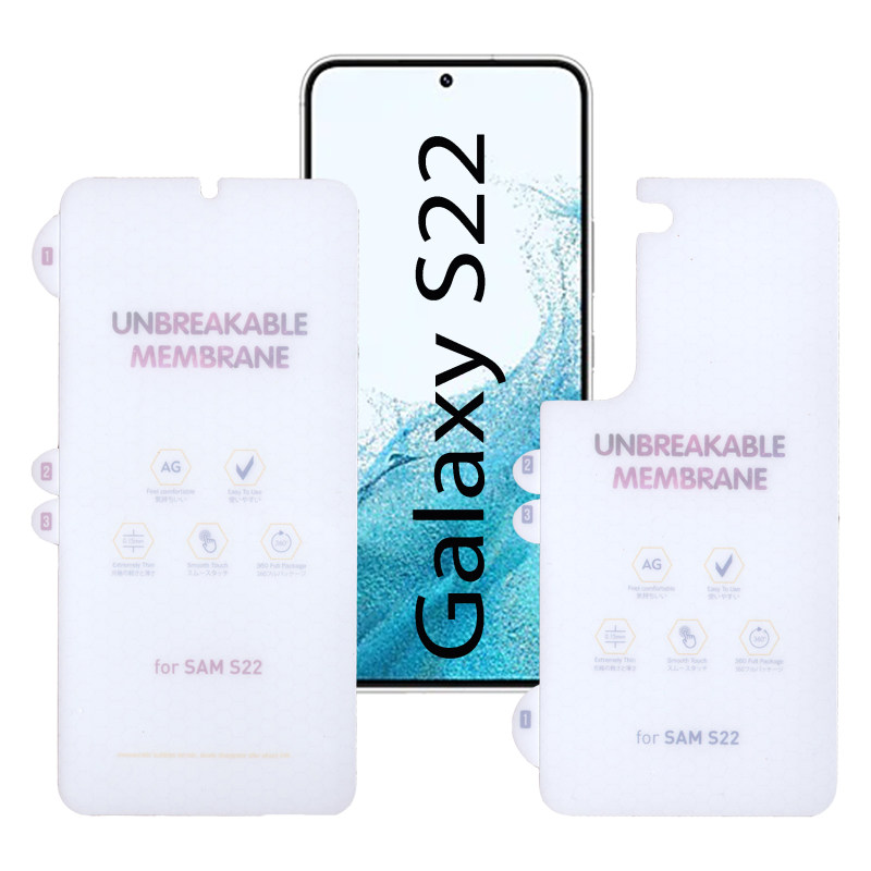 گلس گوشی سامسونگ Galaxy S22 بوف مات مدل Hydrogel-Matte-G به همراه محافظ پشت گوشی - Buff FullHydrogel-Matte-G Galaxy S22 Screen Protector