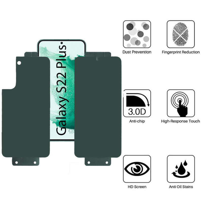 محافظ صفحه نمایش و پشت گوشی سامسونگ Galaxy S22-S23 Plus بوف مدل Full Body-G - Buff Full Body-G Screen and Back Protector for Samsung Galaxy S22-S23 Plus