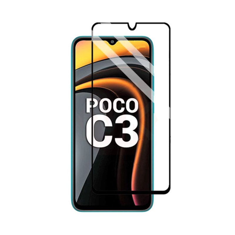 گلس گوشی شیائومی Poco C3 بوف مدل F33 5D - Buff F33 5D Xiaomi POCO C3 Glass Screen Protector