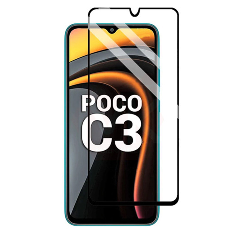 گلس گوشی شیائومی Poco C3 بوف مدل F33 5D - Buff F33 5D Xiaomi POCO C3 Glass Screen Protector