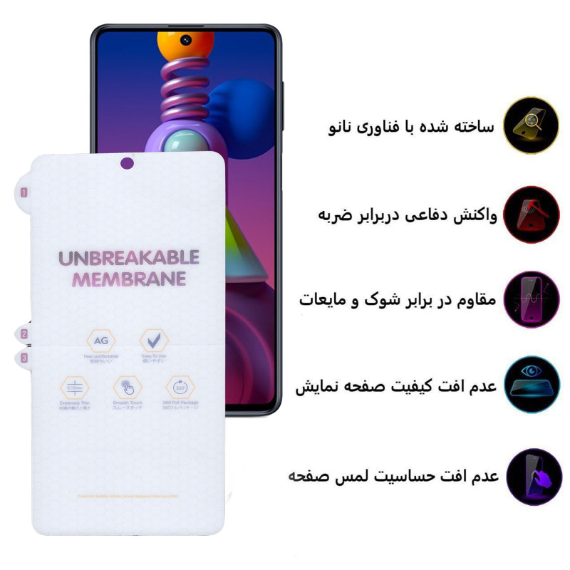 گلس گوشی سامسونگ Galaxy M51 بوف مدل HgM15 - Buff HgM15 Samsung Galaxy M51 Glass Screen Protector