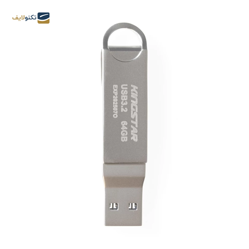 فلش مموری کینگ استار مدل C60 USB 3.2 ظرفیت 64 گیگابایت - Kingstar C60 USB 3.2 Flash Memory - 64GB