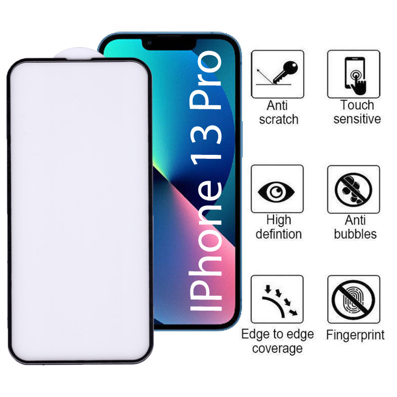 گلس گوشی اپل iPhone 13 Pro بوف مدل AirBag به همراه بیمه شکستگی - Buff AirBag Apple iPhone 13 Pro Glass Screen Protector