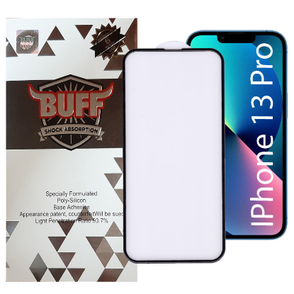 گلس گوشی اپل iPhone 13 Pro بوف مدل AirBag به همراه بیمه شکستگی - Buff AirBag Apple iPhone 13 Pro Glass Screen Protector