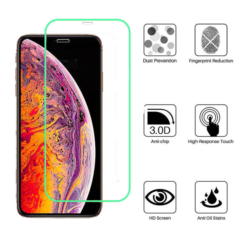 گلس گوشی اپل iPhone 11 Pro / X / XS بوف مدل Neon - Buff Neon Apple iPhone Glass Screen Protector