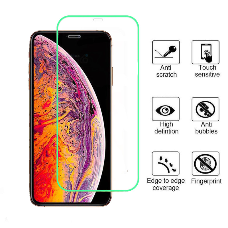 گلس گوشی اپل iPhone 11 Pro / X / XS بوف مدل Neon - Buff Neon Apple iPhone Glass Screen Protector