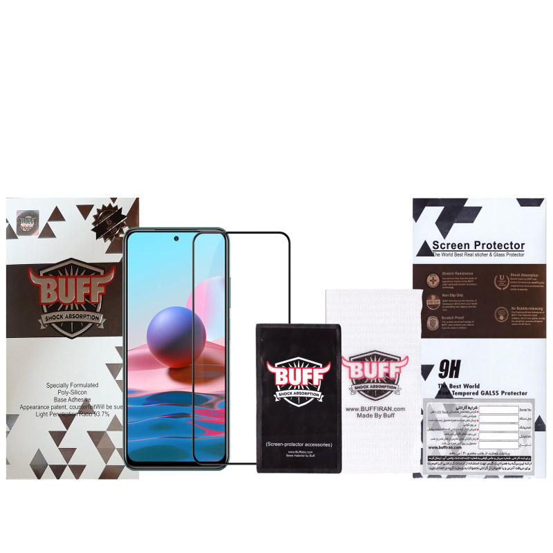 محافظ صفحه نمایش سرامیکی گوشی شیائومی Redmi Note 10 4G / Redmi Note 10s بوف مدل CF9 - Buff CF9 Xiaomi Redmi Note 10 4G / Redmi Note 10s Ceramic Screen Protector