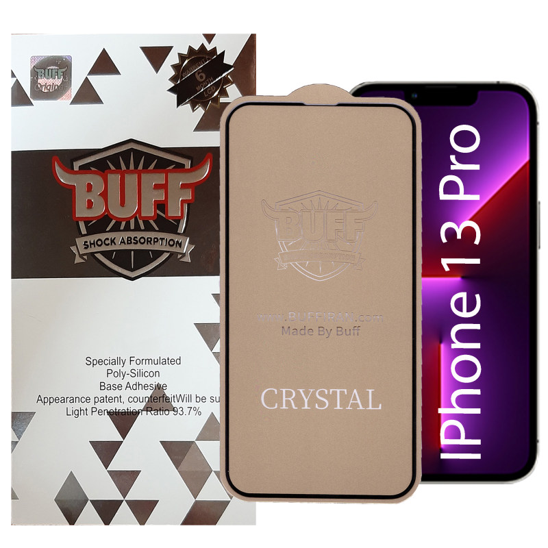 گلس گوشی اپل iPhone 13 Pro بوف 5D مدل Cry - Buff 5D Cry Iphone13 Pro Screen Protector