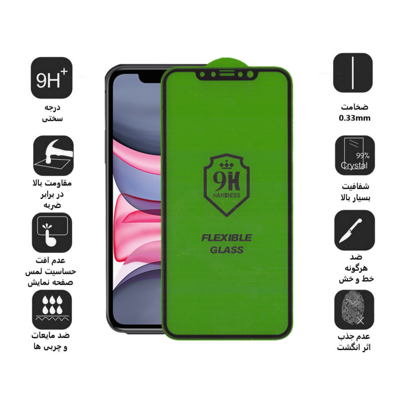 گلس گوشی اپل iPhone 11 بوف مدل Nfx - Buff Nfx Iphone 11 Screen Protector