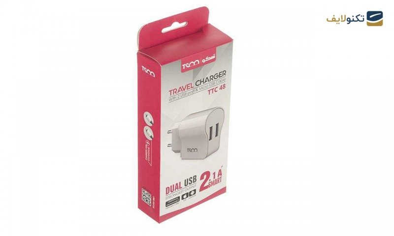 شارژر دیواری تسکو مدل TTC 48 - TSCO TTC 48 Wall Charger