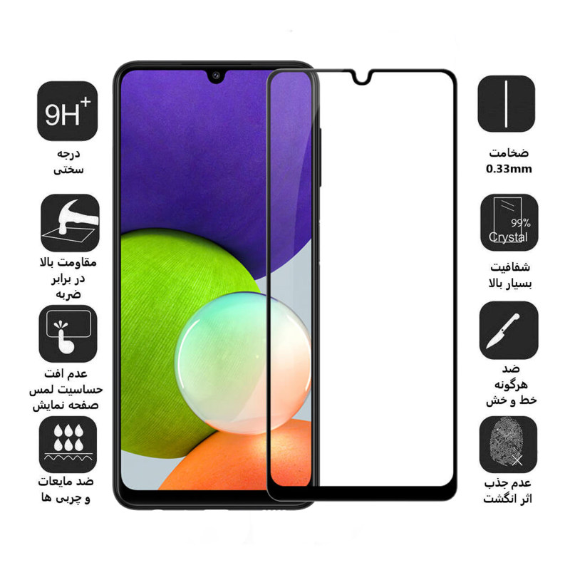 محافظ صفحه نمایش سرامیکی گوشی سامسونگ Galaxy A22 4G بوف مدل CF9 - Buff CF9 Samsung Galaxy A22 4G Ceramic Screen Protector