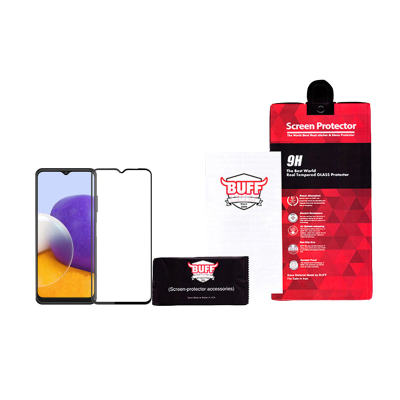 گلس گوشی سامسونگ Galaxy A22 4G بوف 5D مدل F33  - Buff F33 5D Samsung Galaxy A22 4G Glass Screen Protector