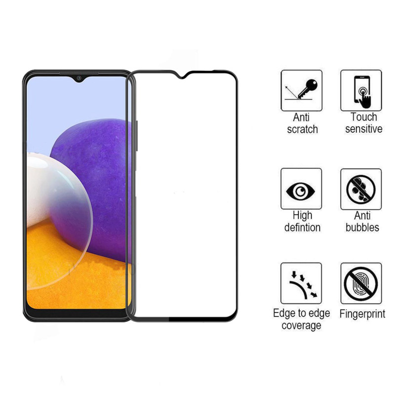 گلس گوشی سامسونگ Galaxy A22 4G بوف 5D مدل F33  - Buff F33 5D Samsung Galaxy A22 4G Glass Screen Protector