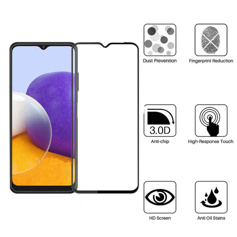 گلس گوشی سامسونگ Galaxy A22 4G بوف 5D مدل F33  - Buff F33 5D Samsung Galaxy A22 4G Glass Screen Protector