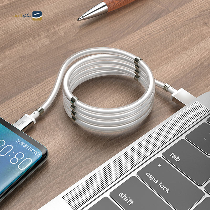 کابل تایپ سی هوکو مدل U91 طول 1 متر - Cable USB to Type-C “U91 Magic magnetic” for charging