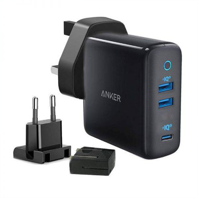 شارژر دیواری انکر 65 وات مدل POWERPORT III 3PORT 65W A2033H21 - Anker POWERPORT III 3PORT 65W A2033H21 Wall Charger