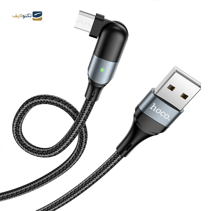  کابل میکرو یو اس بی هوکو مدل U100 طول 1.2 متر - Cable USB to Micro-USB “U100 Orbit” charging data sync