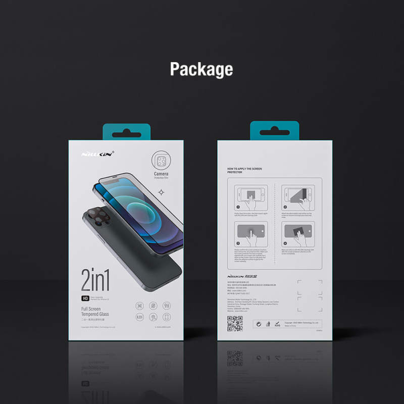 محافظ صفحه نمایش و لنز گوشی اپل iPhone 14 Plus نیلکین مدل Amazing 2-in-1 HD - Nillkin Amazing 2-in-1 HD Apple iPhone 14 Plus Screen and Lens Glass Protector