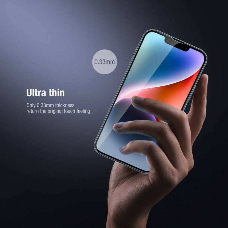 محافظ صفحه نمایش و لنز گوشی اپل iPhone 14 Plus نیلکین مدل Amazing 2-in-1 HD - Nillkin Amazing 2-in-1 HD Apple iPhone 14 Plus Screen and Lens Glass Protector