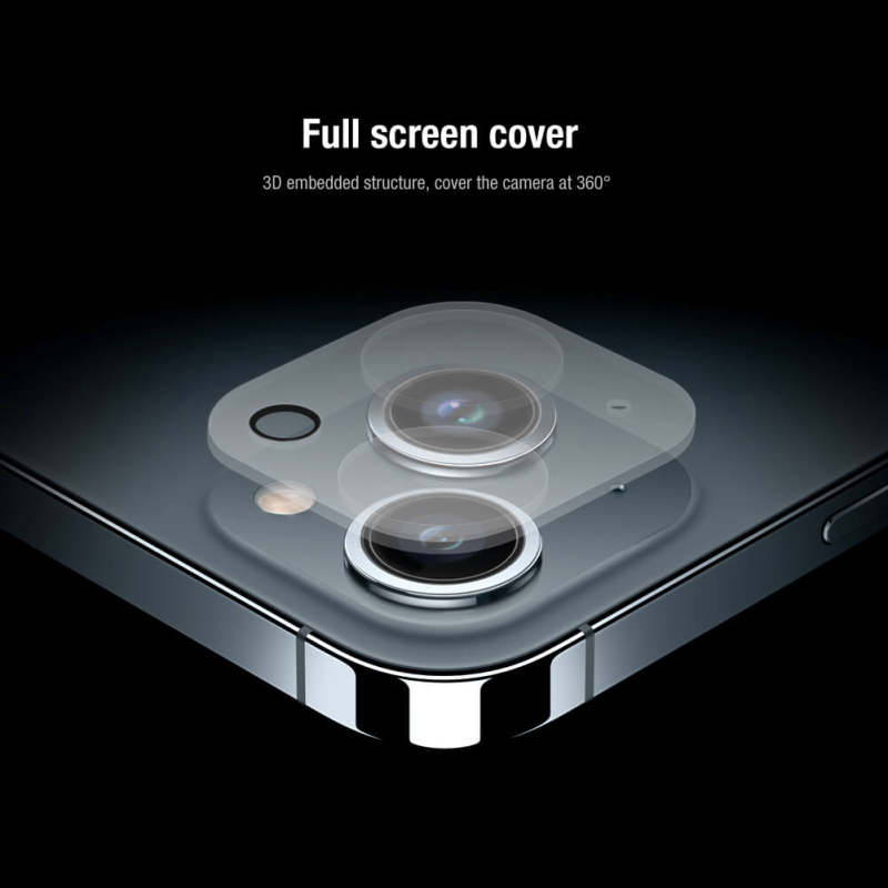 محافظ صفحه نمایش و لنز گوشی اپل iPhone 14 Plus نیلکین مدل Amazing 2-in-1 HD - Nillkin Amazing 2-in-1 HD Apple iPhone 14 Plus Screen and Lens Glass Protector