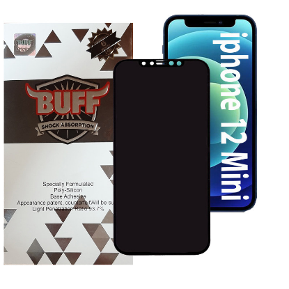 گلس گوشی اپل iPhone 12 Mini بوف حریم شخصی مدل Pr33 - Buff Pr33 Apple iPhone 12 Mini Privacy Glass Screen Protector