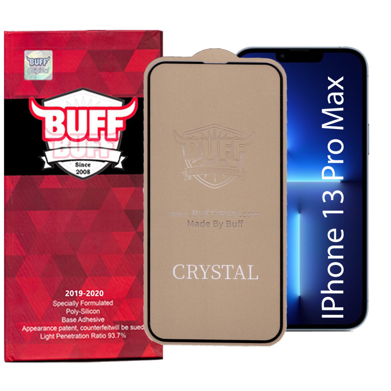 گلس گوشی اپل iPhone 13 Pro Max بوف مدل Cry 5D - Buff Cry 5D Apple iPhone 13 Pro Max Glass Screen Protector