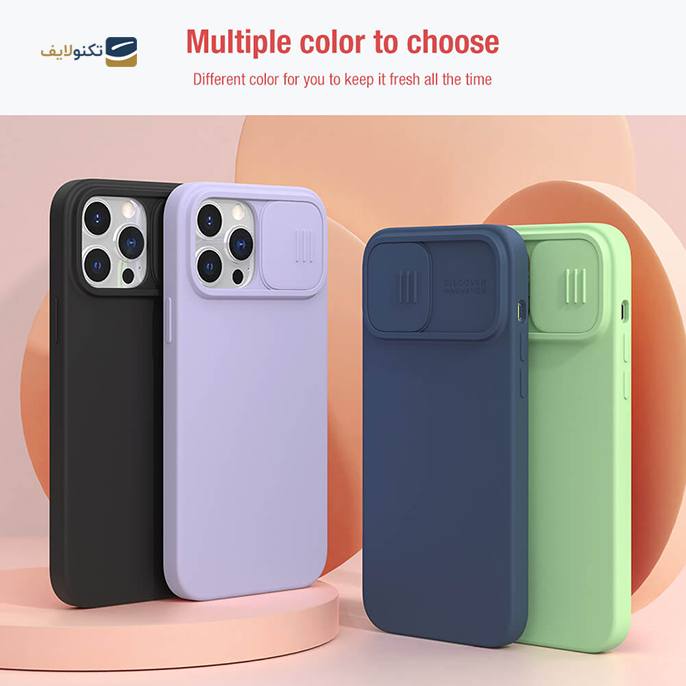 کاور نیلکین مدل CamShield Silky مناسب برای گوشی موبایل اپل iPhone 13 Pro Max - Nillkin CamShield Silky silicon case for Apple iPhone 13 Pro Max