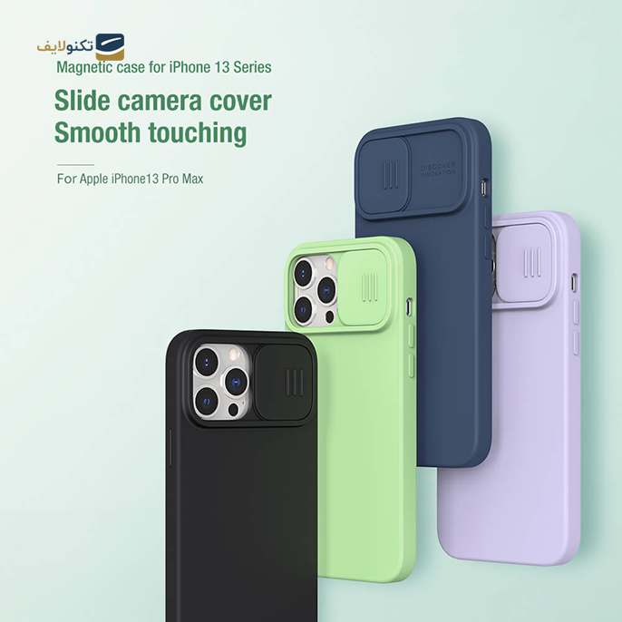  کاور نیلکین مدل CamShield Silky مناسب برای گوشی موبایل اپل iPhone 13 Pro Max - Nillkin CamShield Silky silicon case for Apple iPhone 13 Pro Max