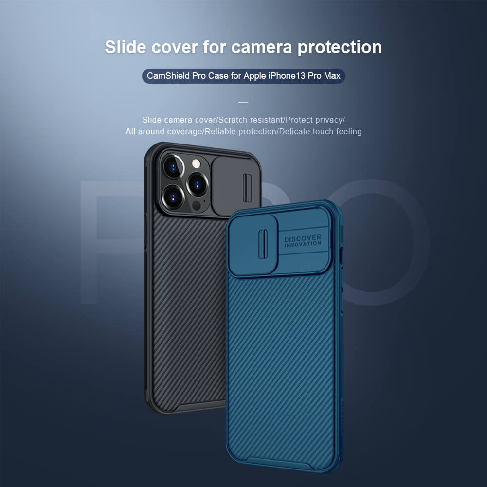  کاور نیلکین مدل CamShield Pro مناسب برای گوشی موبایل اپل iPhone 13 Pro Max - Nillkin CamShield Pro cover case for Apple iPhone 13 Pro Max
