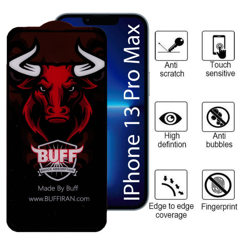 محافظ صفحه نمایش گوشی اپل iPhone 13 Pro Max بوف مدل Ceramic Pro - Buff Ceramic Pro Apple iPhone 13 Pro Max Screen Protector