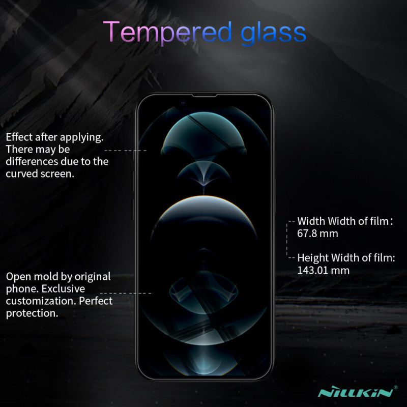 گلس گوشی اپل iPhone 14 Max /13 Pro Max نیلکین مدل H Plus Pro - Nillkin H Plus Pro tempered glass screen protector for Apple iPhone 14 Max /13 Pro Max