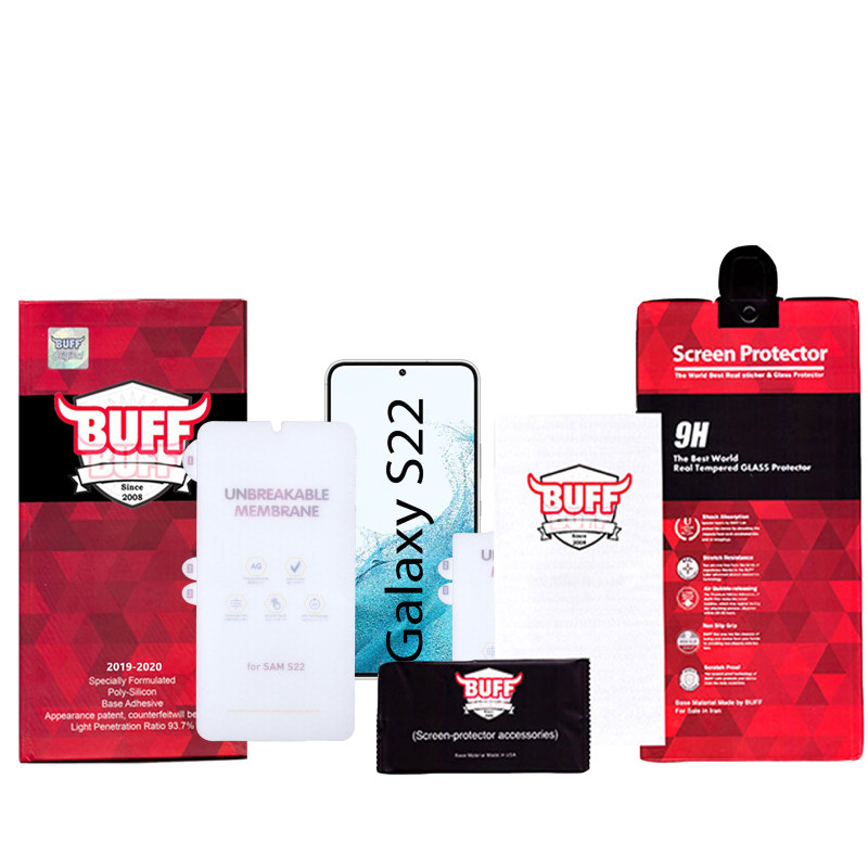 محافظ صفحه نمایش و پشت گوشی سامسونگ Galaxy S22 بوف مدل Hydrogel-Matte - Buff Hydrogel-Matte Samsung Galaxy S22 Screen Protector