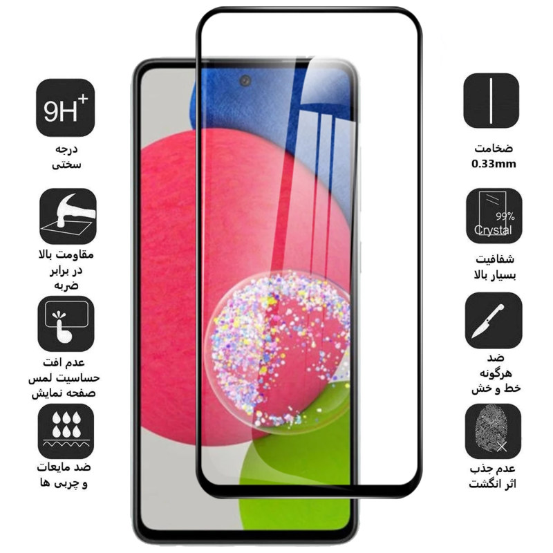 محافظ صفحه نمایش سرامیکی گوشی سامسونگ Galaxy A52s /A51 5G بوف مدل CF9 - Buff CF9 Samsung Galaxy A52s /A51 5G Ceramic Screen Protector