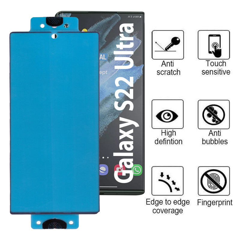 گلس گوشی سامسونگ Galaxy S22 Ultra بوف مدل Silicone - Buff Silicone Samsung Galaxy S22 Ultra Screen Protector