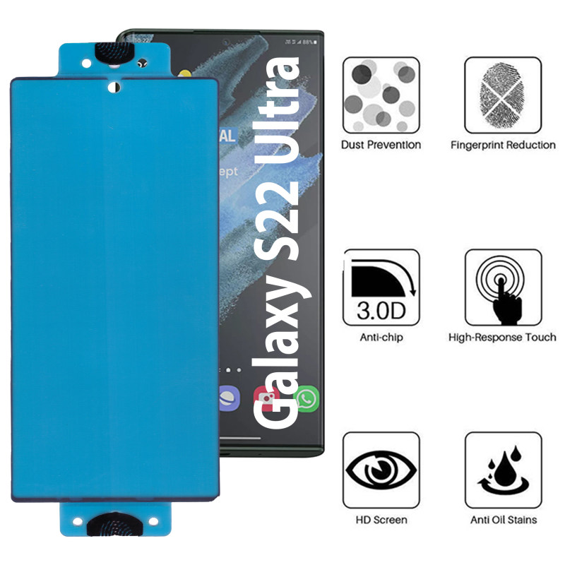 گلس گوشی سامسونگ Galaxy S22 Ultra بوف مدل Silicone - Buff Silicone Samsung Galaxy S22 Ultra Screen Protector