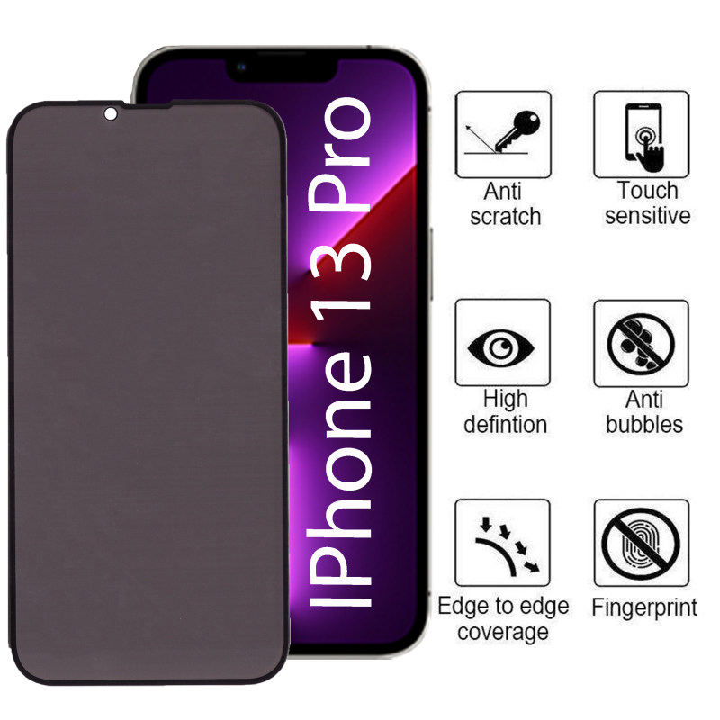 گلس گوشی اپل ایفون 13 پرو بوف حریم شخصی مدل Pr33 - Buff Privecy Pr33 iPhone 13 Pro Screen Protector