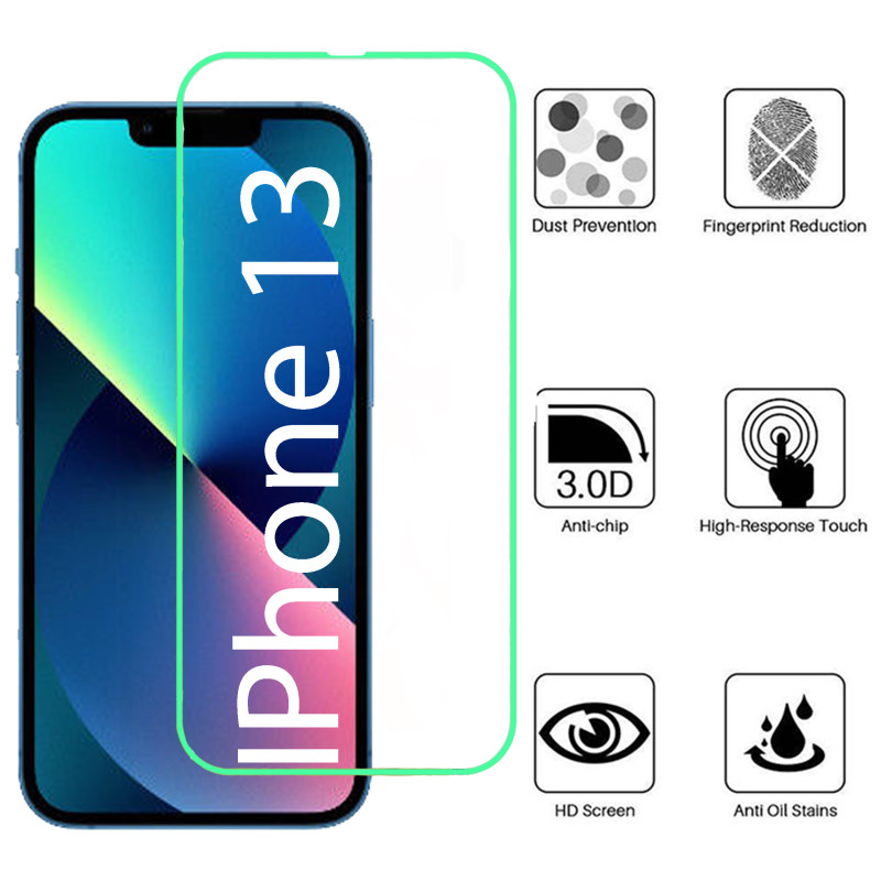 گلس گوشی اپل iPhone 13 بوف مدل Neon - Buff Neon Apple iPhone 13 Glass Screen Protector