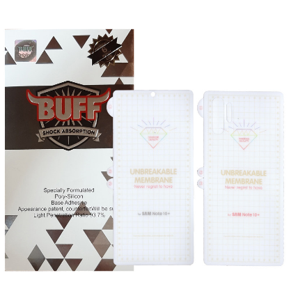 محافظ صفحه نمایش و پشت گوشی سامسونگ Galaxy Note 10 Plus بوف مدل Hg01 - Buff Hg01 Galaxy Note 10 Plus Screen and back Protector