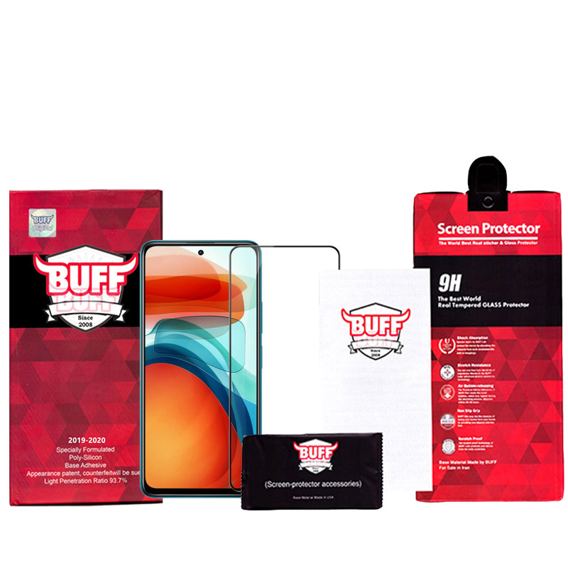 گلس گوشی شیائومی Poco X3 GT/Redmi Note 10 Pro 5G بوف 5D مدل F33 - Buff 5D F33 Poco X3 GT/Redmi Note 10 Pro 5G Screen Protector