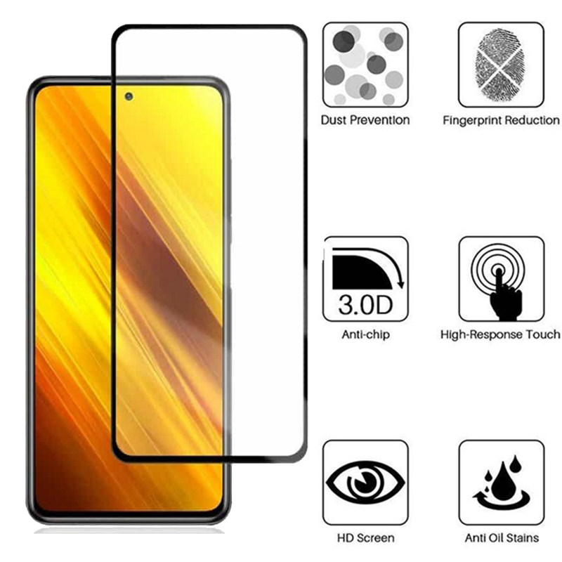 گلس گوشی شیائومی پوکو X3 بوف 5D مدل F33 - Buff 5D F33 Poco X3 Screen Protector