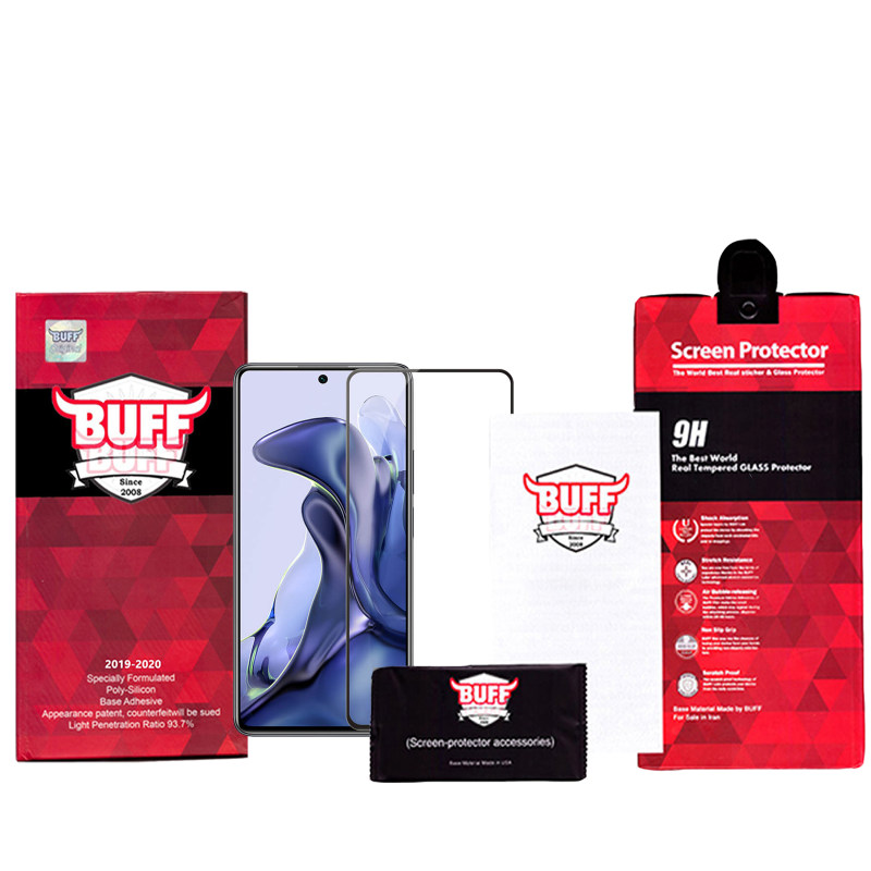 گلس گوشی شیائومی 11T / 11T Pro بوف 5D مدل F33 - Buff 5D F33 11T / 11T Pro Screen Protector