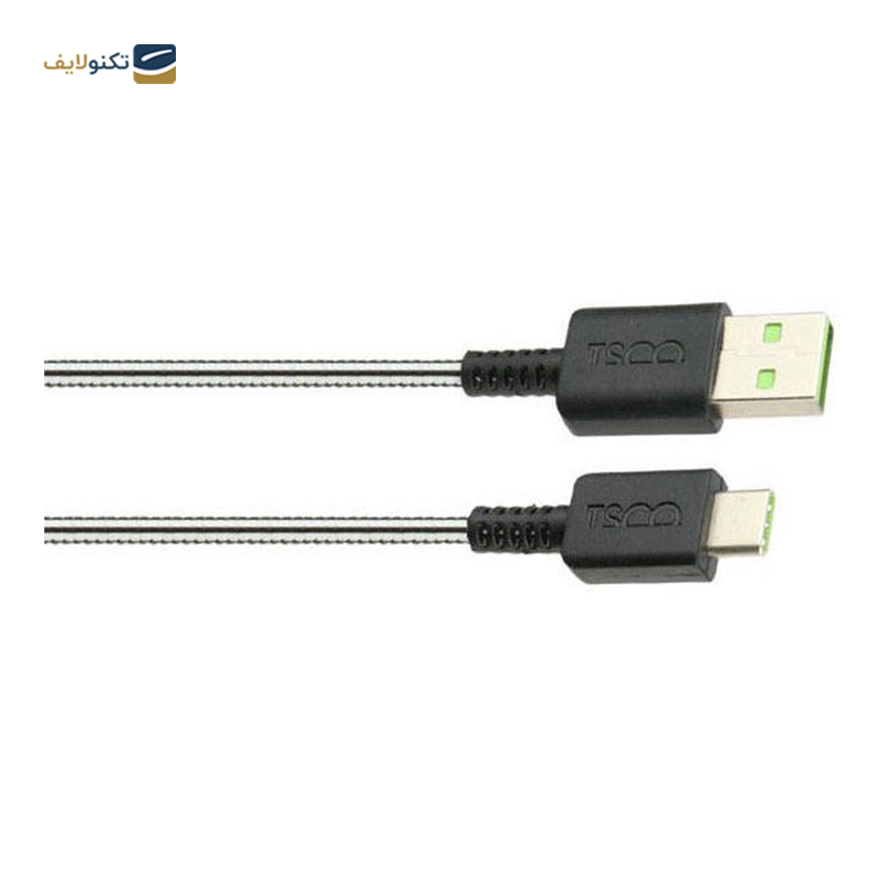 کابل تایپ سی تسکو مدل TC C302 طول 1 متر - TSCO TC C302 3A 1m Type-C Cable