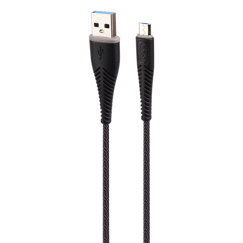 کابل میکرو یو اس بی تسکو مدل TCA350 طول 1 متر - TSCO TCA350 2A 1m MicroUSB Cable