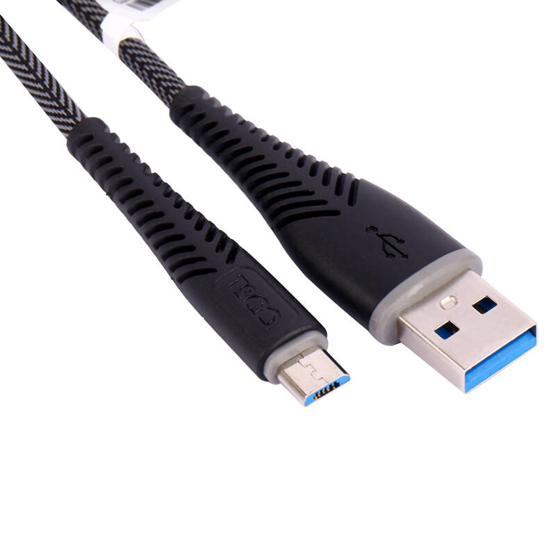 کابل میکرو یو اس بی تسکو مدل TCA350 طول 1 متر - TSCO TCA350 2A 1m MicroUSB Cable