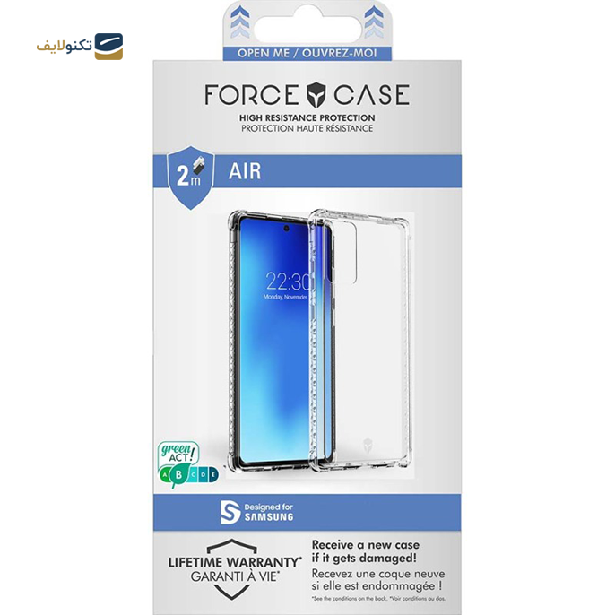 کاور گوشی سامسونگ گلکسی نوت 20 5G فورس مدل FCAIRGN20T - Force FCAIRGN20T Cover for Samsung Galaxy Note 20 5G