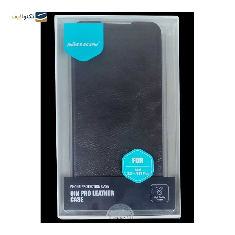 کیف کلاسوری گوشی سامسونگ Galaxy S23 Plus نیلکین مدل Qin Pro Leather Case - Nillkin Qin Pro Leather Case for Galaxy S23 Plus