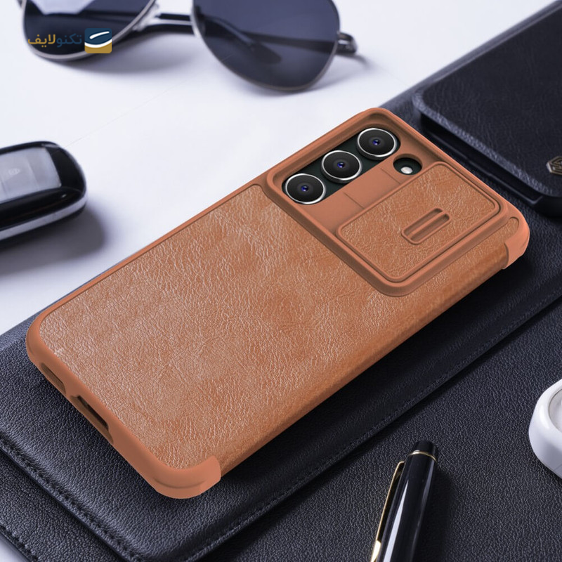 کیف کلاسوری گوشی سامسونگ Galaxy S23 Plus نیلکین مدل Qin Pro Leather Case - Nillkin Qin Pro Leather Case for Galaxy S23 Plus