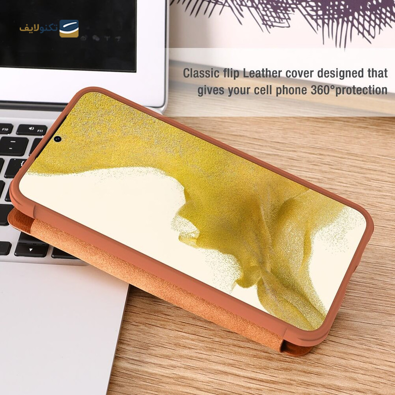 کیف کلاسوری گوشی سامسونگ Galaxy S23 Plus نیلکین مدل Qin Pro Leather Case - Nillkin Qin Pro Leather Case for Galaxy S23 Plus