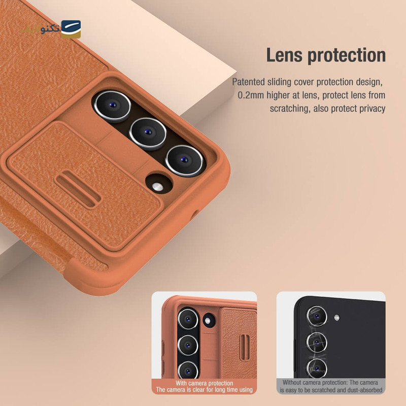 کیف کلاسوری گوشی سامسونگ Galaxy S23 Plus نیلکین مدل Qin Pro Leather Case - Nillkin Qin Pro Leather Case for Galaxy S23 Plus