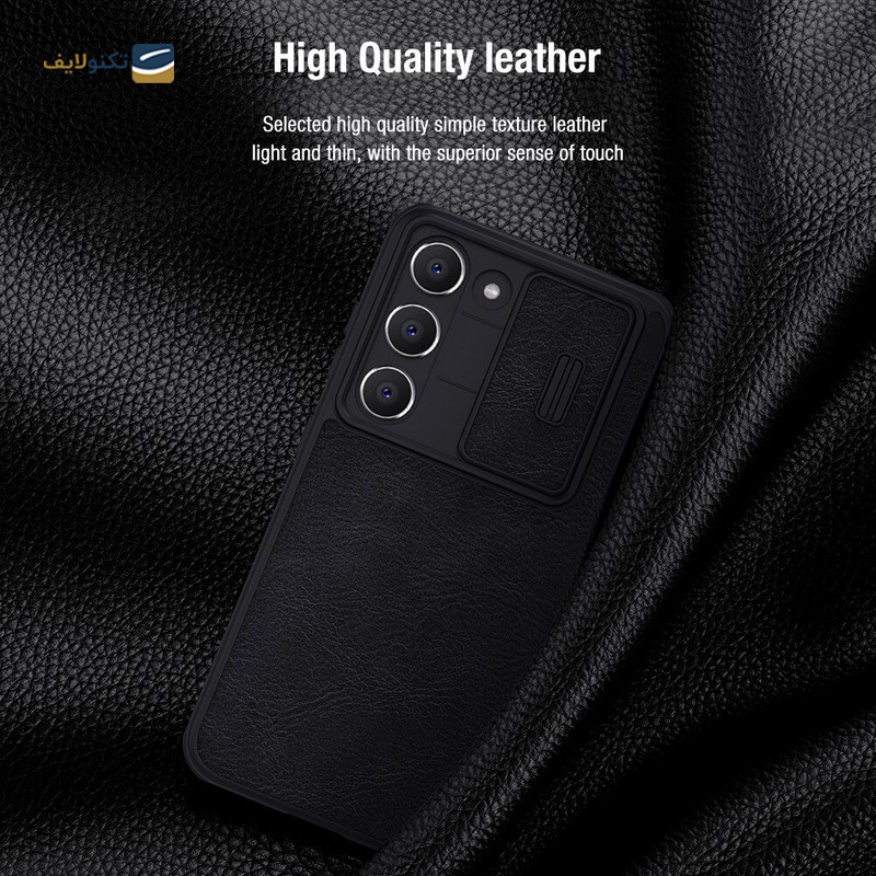 کیف کلاسوری گوشی سامسونگ Galaxy S23 Plus نیلکین مدل Qin Pro Leather Case - Nillkin Qin Pro Leather Case for Galaxy S23 Plus